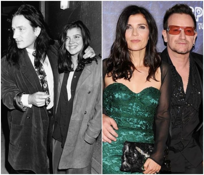 Bono y Alison Hewson