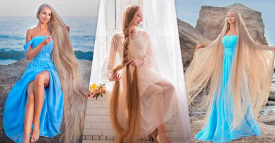 Rapunzel de la vida real: mujer ucraniana dejó de cortarse el cabello desde que tenía 5 años