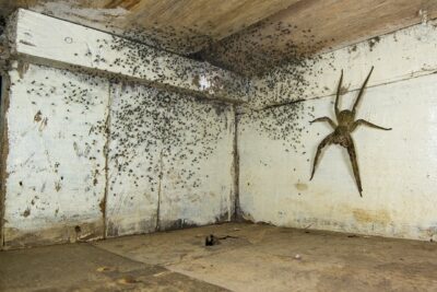 Encuentra araña gigante bajo su cama y se gana un premio