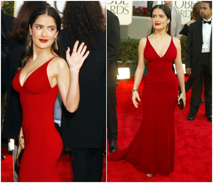 Salma Hayek in Narciso Rodriguez