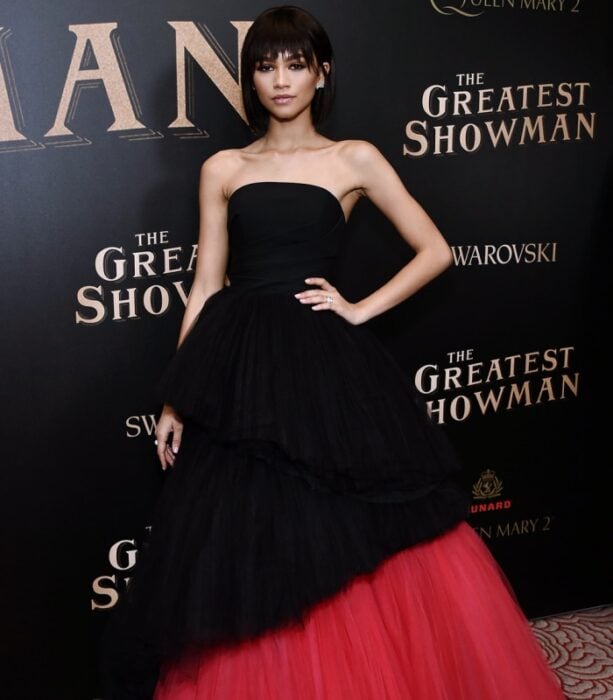 En la premier de The Greatest Showman