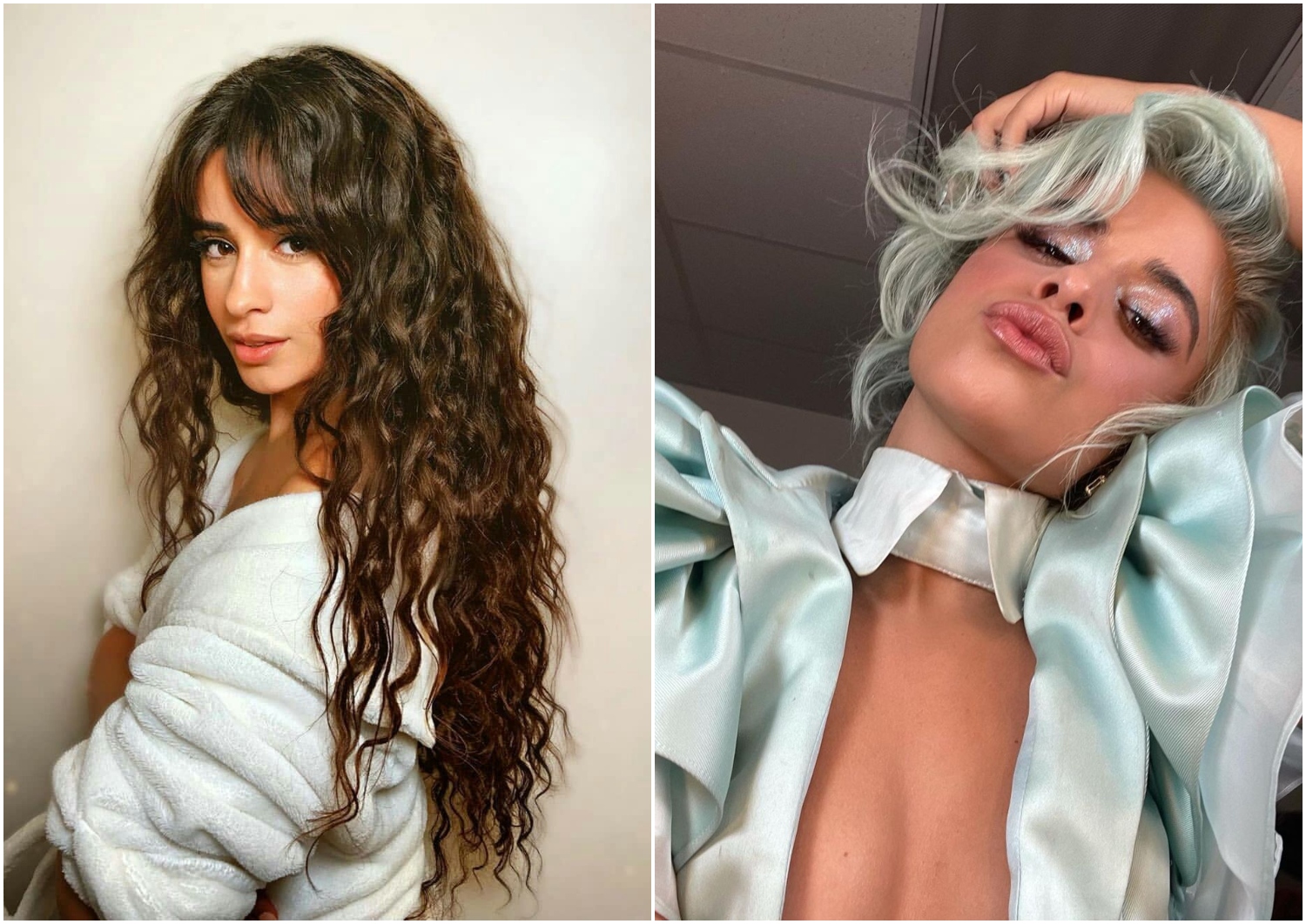 Camila Cabello posando; ¡Lo hizo! Camila Cabello cierra ciclos con un radical cambio de look en tono menta