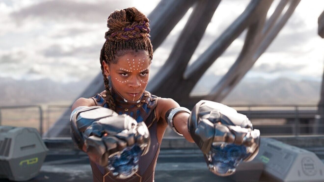 Letitia Wright poster de black panter: wakanda Forever 