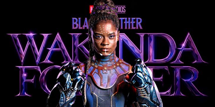 Letitia Wright poster de black panter: wakanda Forever 