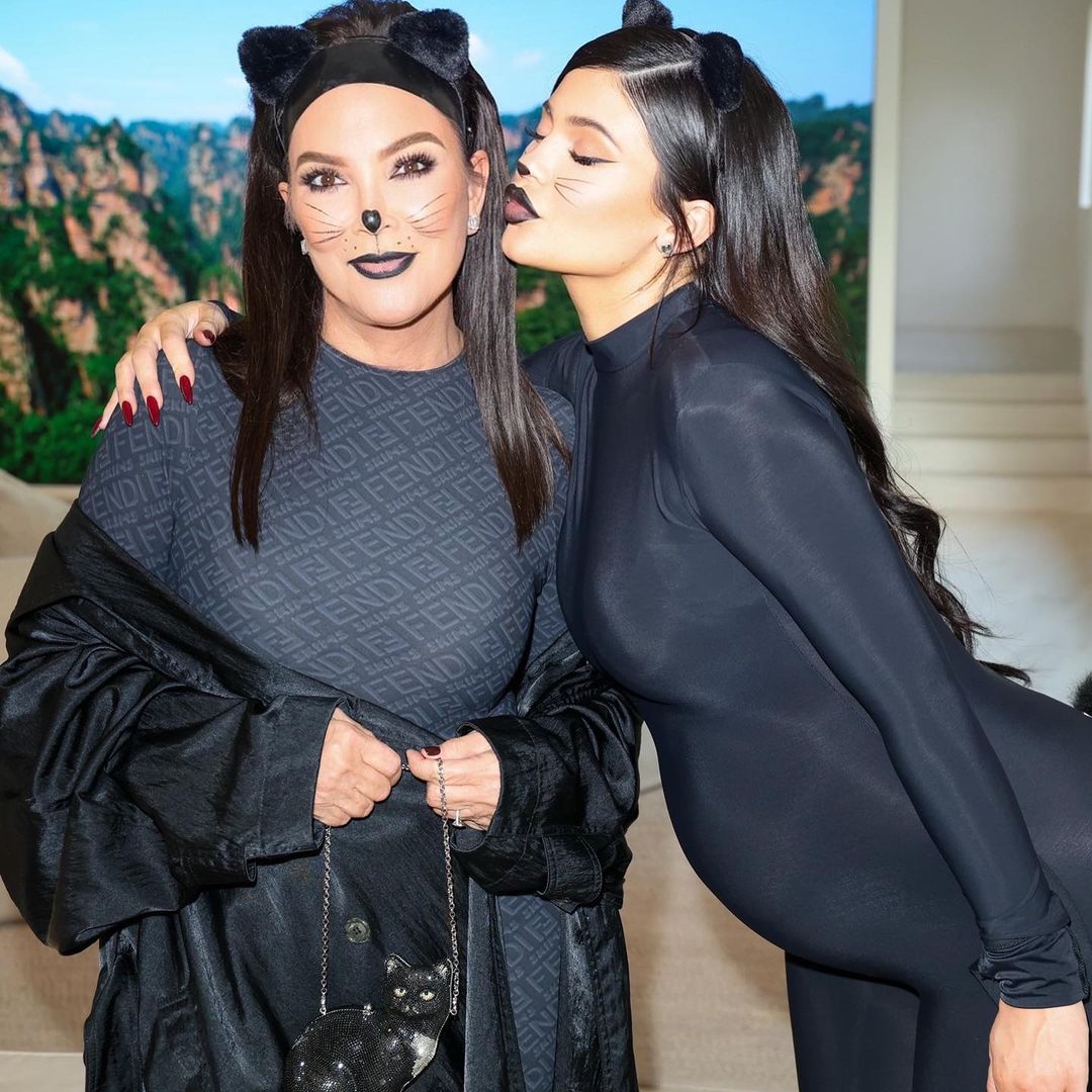 Celebrities showing off their costumes on Halloween 