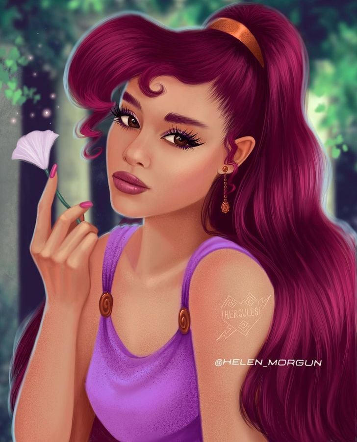 Famous people drawn as popular cartoons 