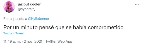 Comentarios en twitter sobre el posible matrimonio de Kylie Jenner 