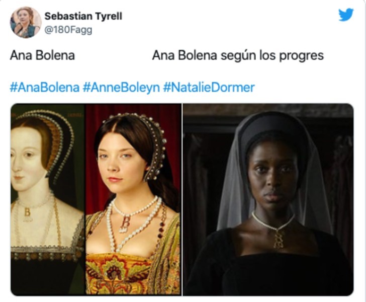 Tuit sobre La nueva Ana Bolena causa polémica