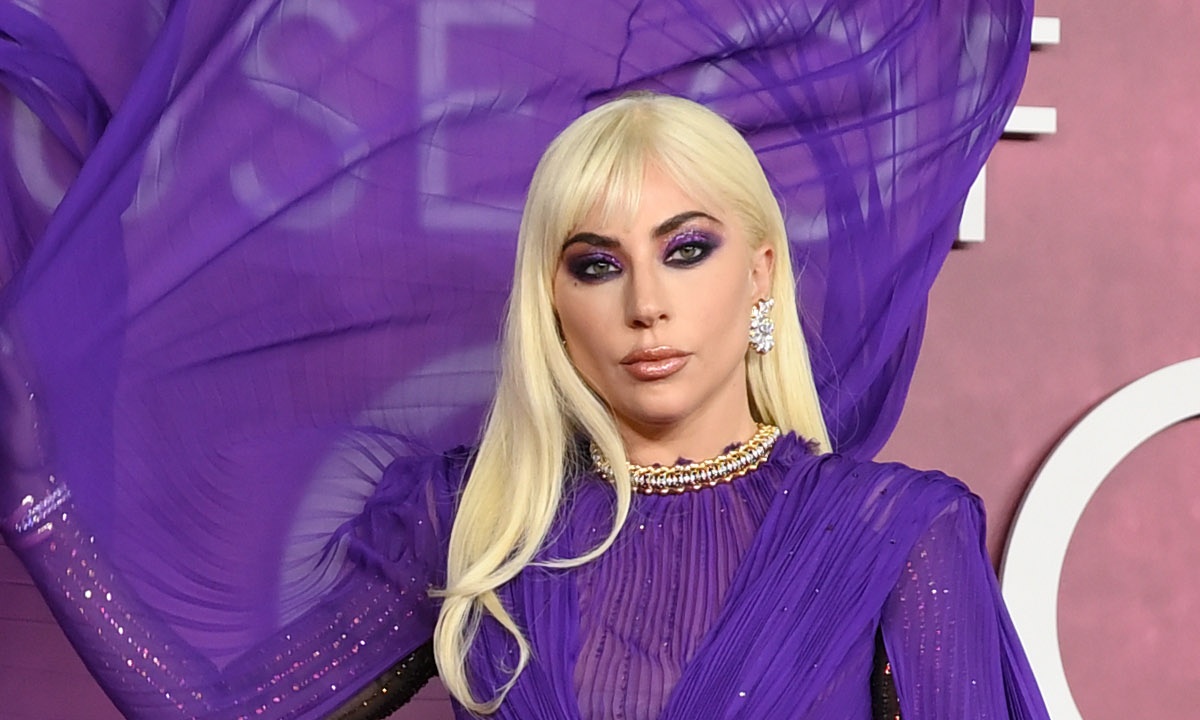 Lady Gaga;  Lady Gaga surprises at House of Gucci's red carpet 