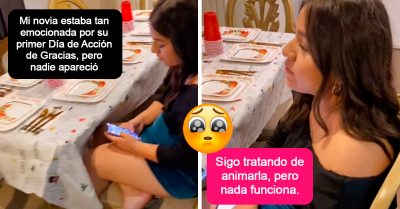 Planeó durante semanas una cena de Acción de Gracias y ninguno de sus amigos asistió