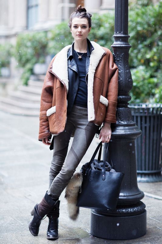 Leather Jacket Girl; 15 Bomber Jacket Outfits to Keep You Warm and Fashionable