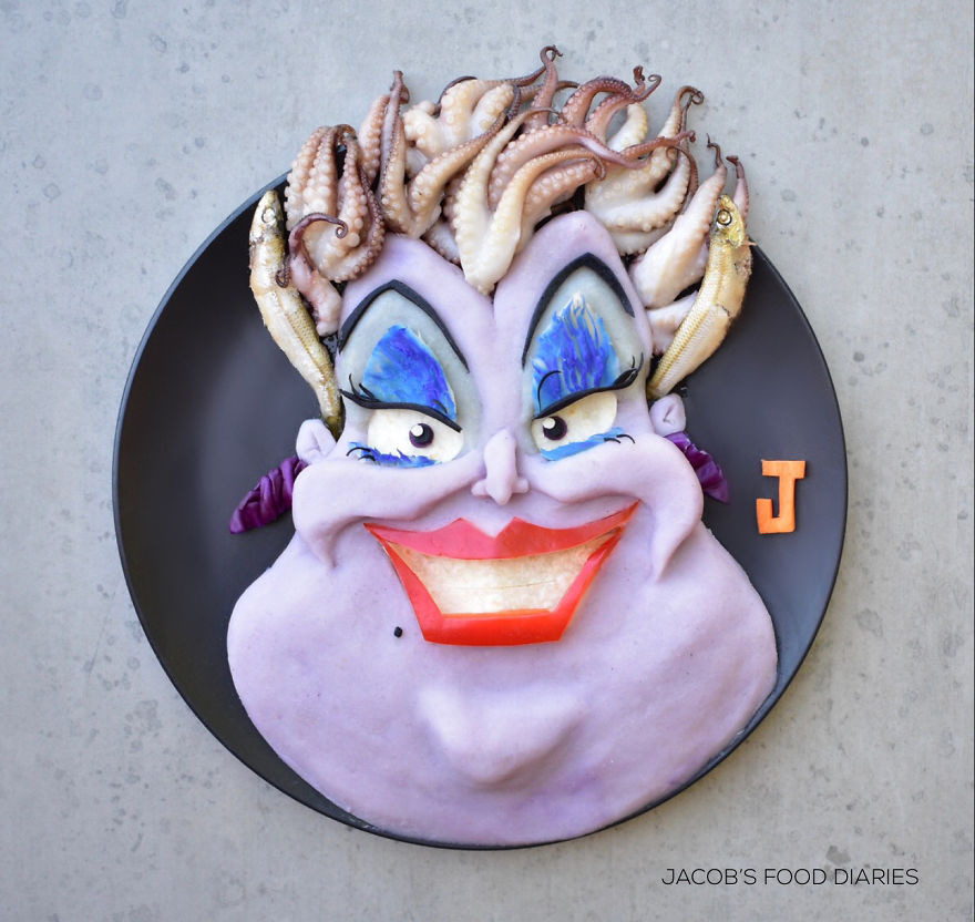 Ursula;  Turn your child's food into cartoons and everyone wants to try your dishes