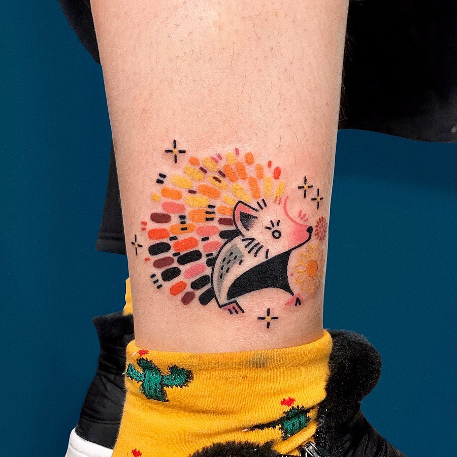 Porcupine; Artist creates beautiful tattoos that will captivate you with the naked eye