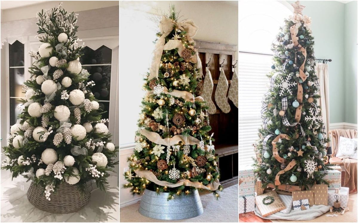 Neutral shades;  Christmas decoration trends 2021
