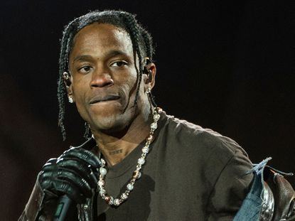 Travis Scott durante uno de sus conciertos 