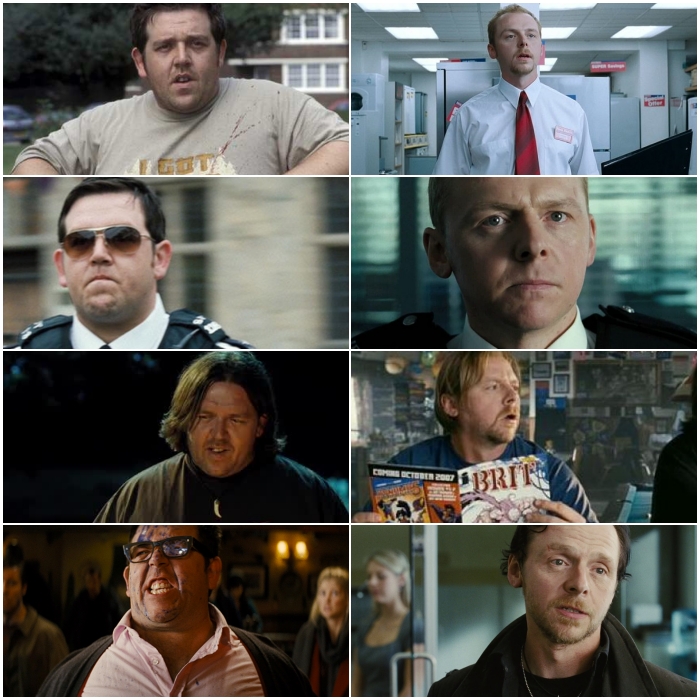 Nick Frost y Simon Pegg