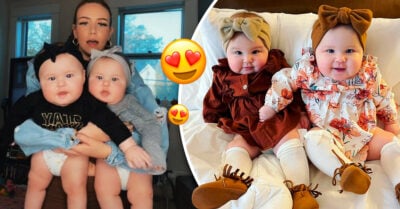 Mamá dio a luz a dos enormes bebés y se volvieron la sensación en Internet