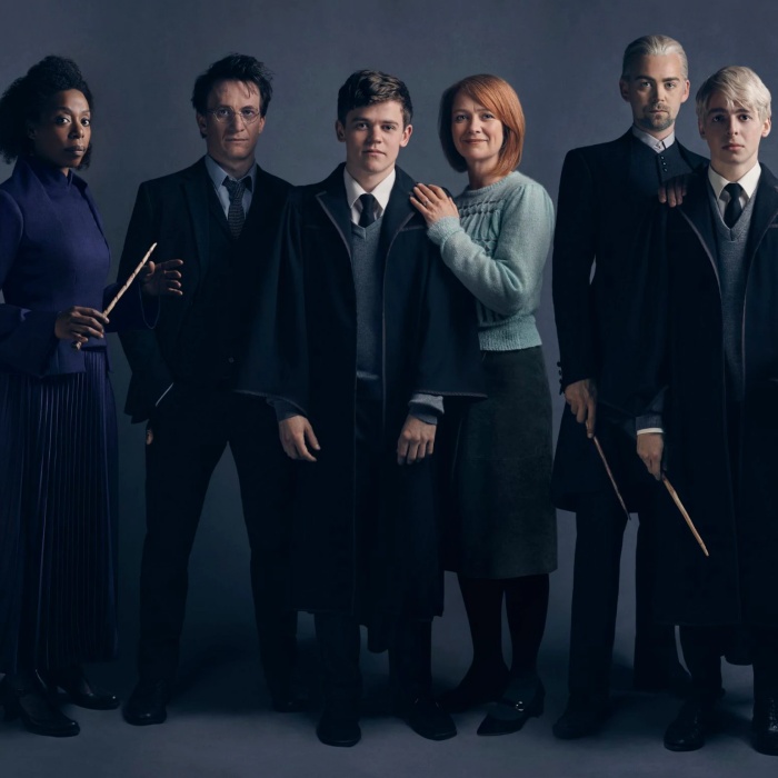 the actors of the play 'The Cursed Child' in London