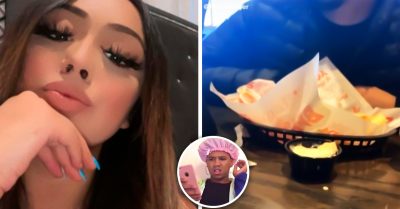 Ella no llevó dinero en su primera cita y él compró comida… solo para él