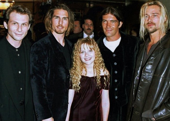 Tom Cruise, Kirsten Dunst, Antonio Banderas y Brad Pitt