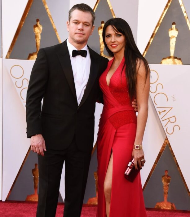 Matt Damon y Luciana Barroso