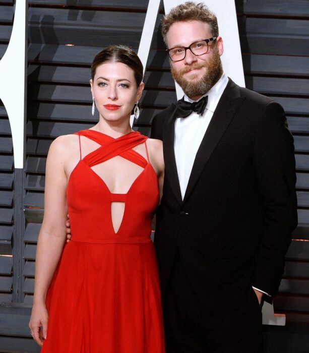 Seth Rogen y Lauren Miller