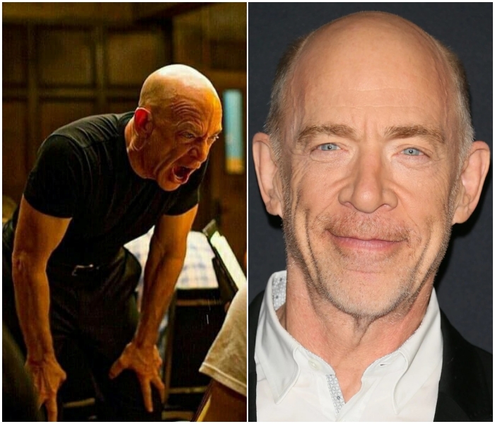 JK Simmons in Whiplash