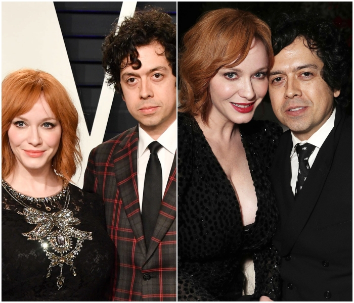 Christina Hendricks y Geoffrey Arend