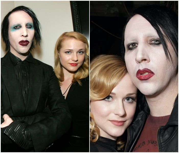 Evan Rachel Wood y Marilyn Manson
