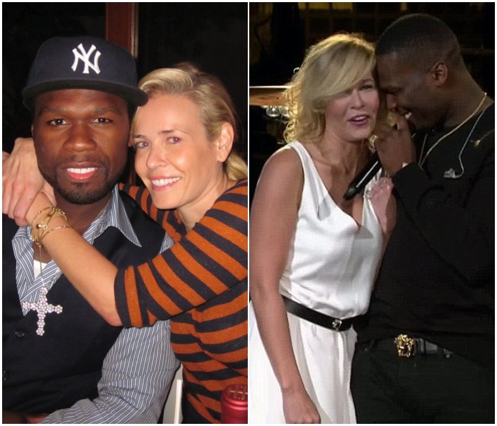 Chelsea Handler and 50 Cent