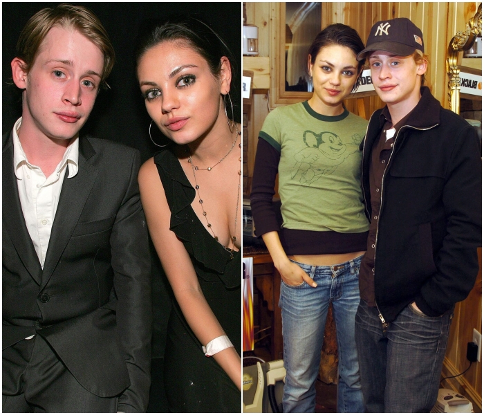 Macaulay Culkin and Mila Kunis