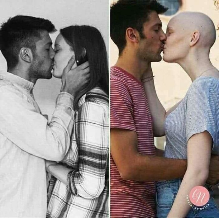 pareja besándose ;15 Imágenes que capturan a la perfección el amor verdadero 