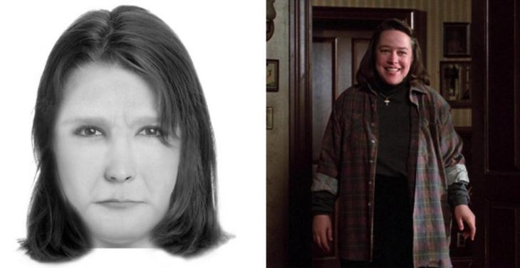 Imagen comparativa del personaje Annie Wilkes "Misery"