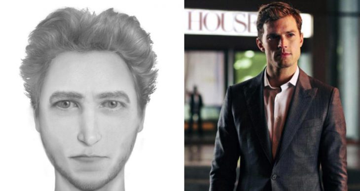 imagen comparativa del personaje Christian Grey "Cincuenta Sombras de Grey"