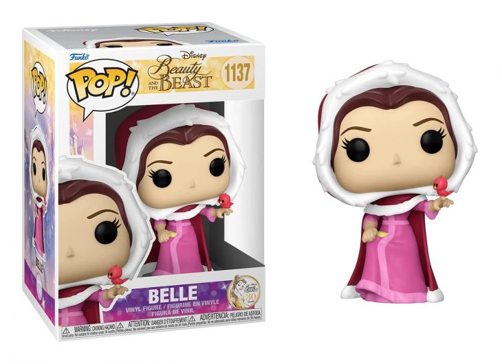 Funko pop de bella con su vestido de invierno