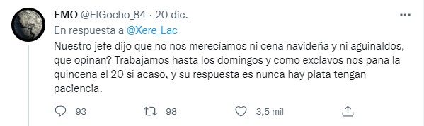 joven venezolano renuncia cuando su jefe le negó 17 días de descanso