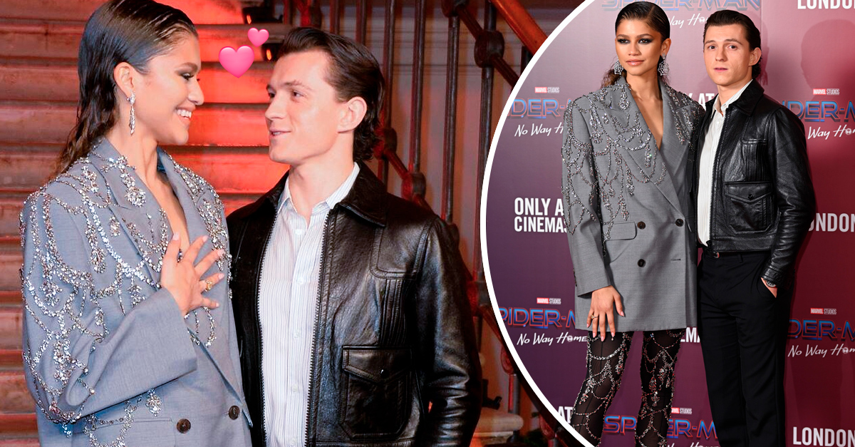 Primera alfombra roja de Zendaya y Tom Holland como pareja Primera alfombra roja de Zendaya y Tom Holland como pareja