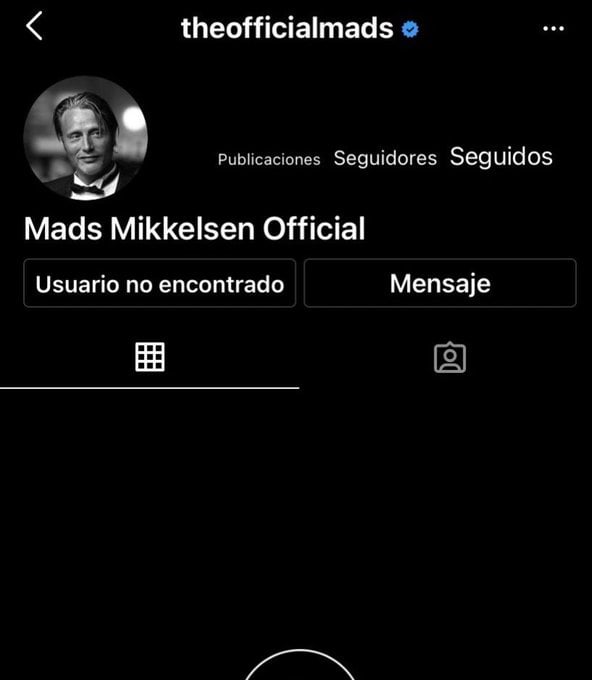 Cuenta de Mads Mikkelsen cerrada