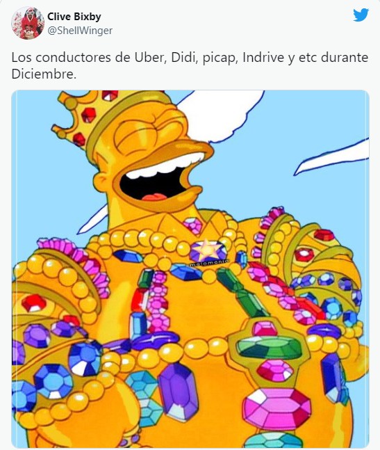 Memes sobre el aumento de tarifas en Uber y Didi