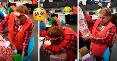 “Nunca tuve una”; Señora recibió de regalo una muñeca y rompió en llanto de la emoción