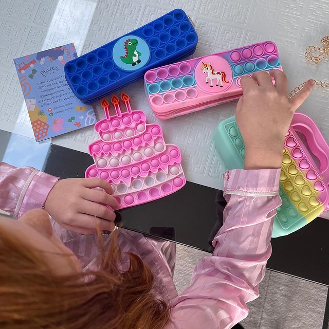 10 year old girl creating toys 