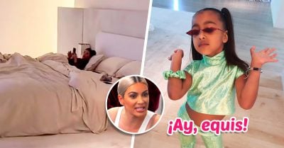 North West dio un tour por su casa en un video de TikTok y Kim Kardashian no estaba enterada