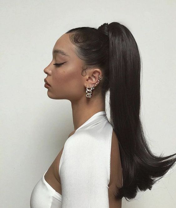 Top Ponytail; 12 Baddies Hairstyles You Will Want To Try