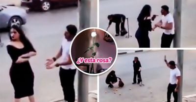 Pareja discute en la calle y la historia da un giro extraño estilo ‘La rosa de Guadalupe’