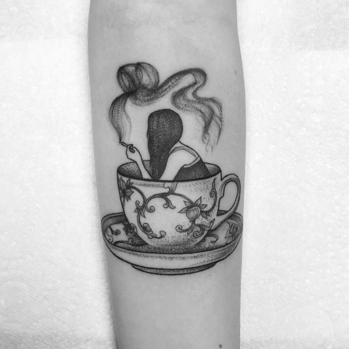 Diseños de tatuajes de tazas