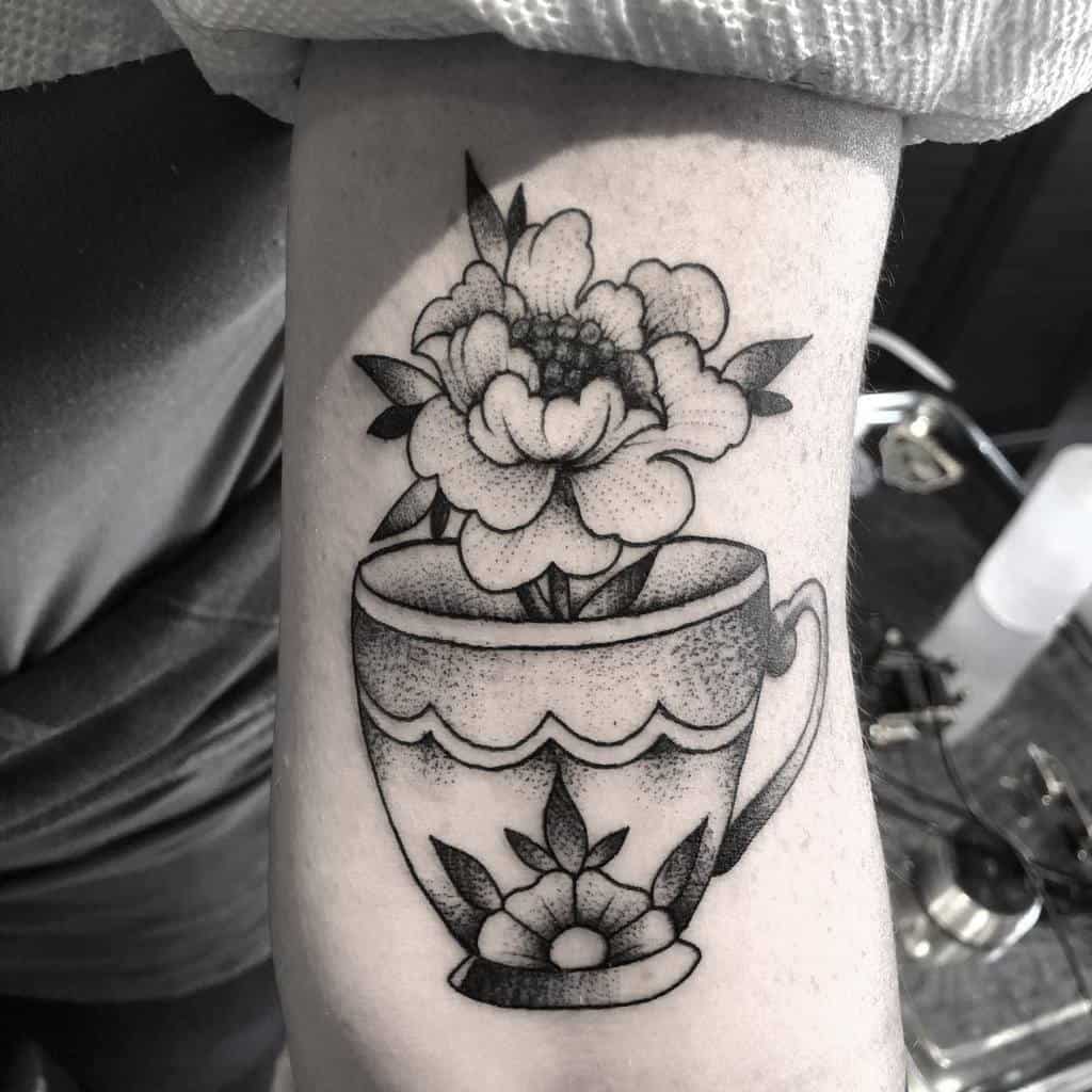 Cup Tattoo Designs