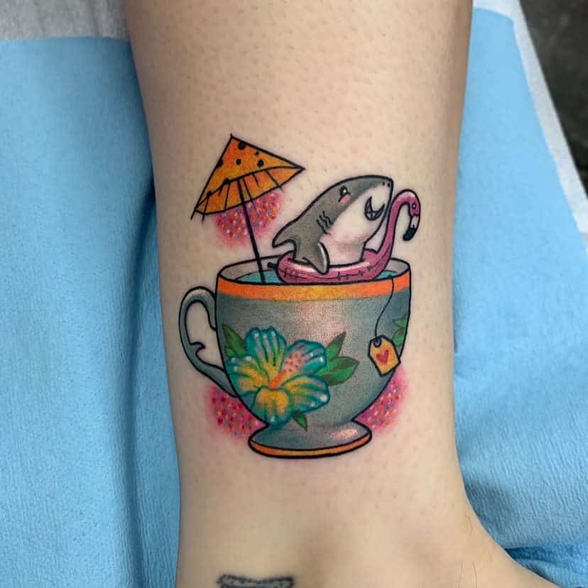 Cup Tattoo Designs