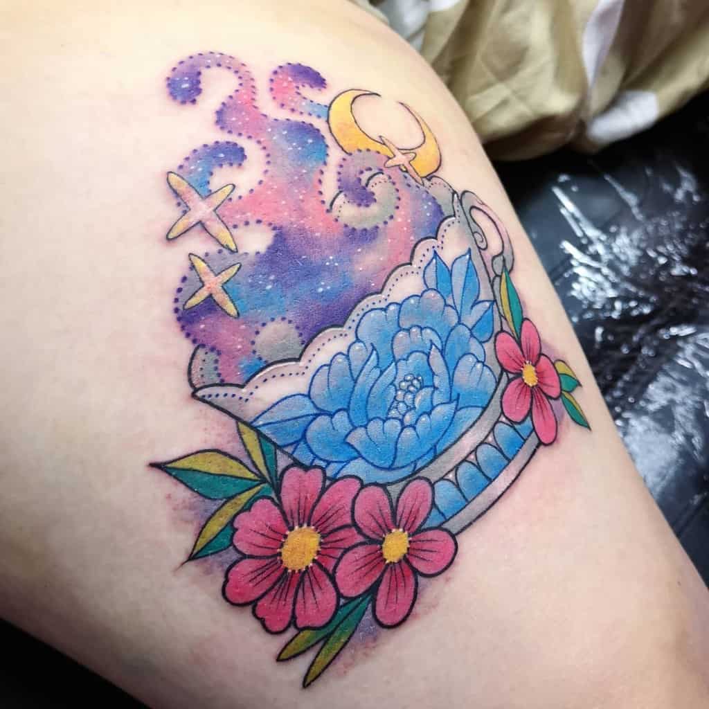 Cup Tattoo Designs