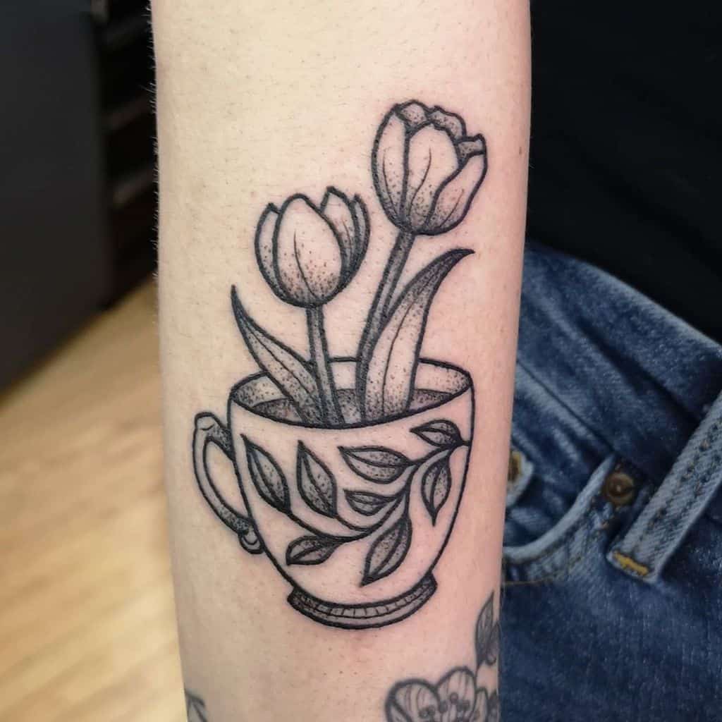 Cup Tattoo Designs