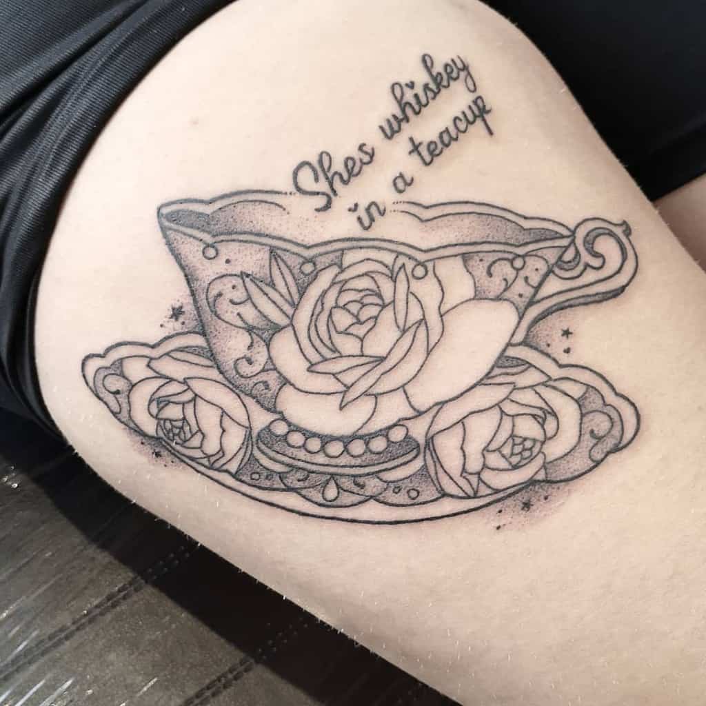 Cup Tattoo Designs